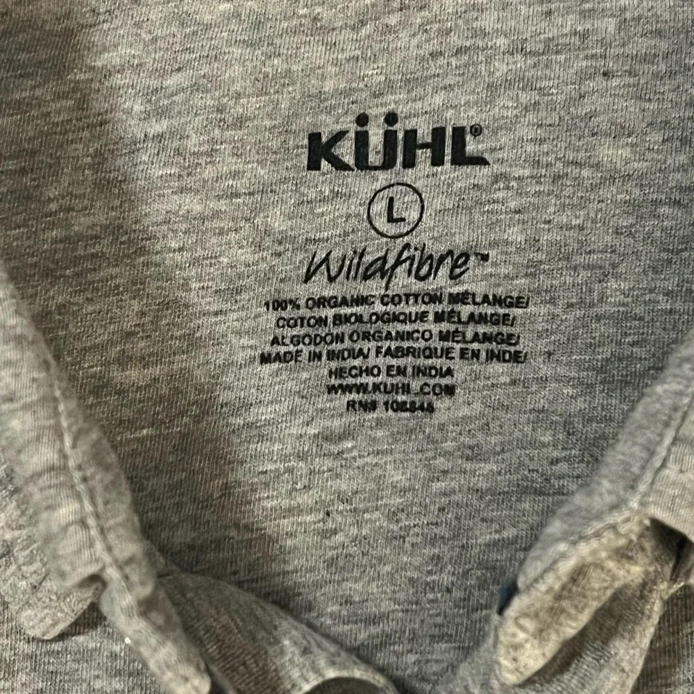 Kuhl Men's Getaway Casual Gray Button Down Shirt - Picture 3 of 5